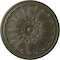 Ekena Millwork Bordeaux Ceiling Medallion (Fits Canopies up to 3 1/4"), 22 5/8"OD x 1 3/4"P, Witch Hazel CM22BOWHF - alternate 1